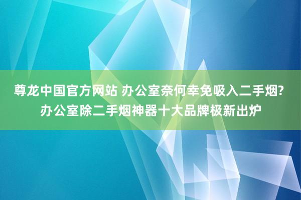 尊龙中国官方网站 办公室奈何幸免吸入二手烟? 办公室除二手烟神器十大品牌极新出炉